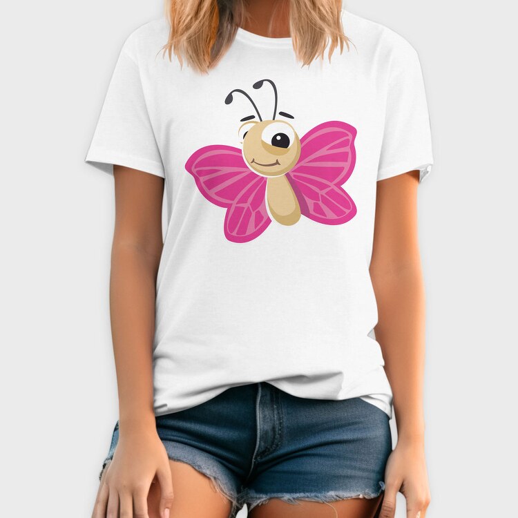 Butterfly Smile, Tricou Barbati (Unisex)