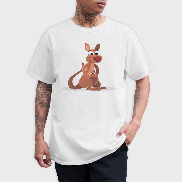 Kangaroo Hug, Tricou Barbati (Unisex)