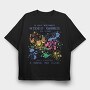 Video Games Quote Watercolor, Tricou Oversize Barbati (Unisex)