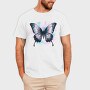 Butterfly Trans Flag, Tricou Barbati (Unisex)