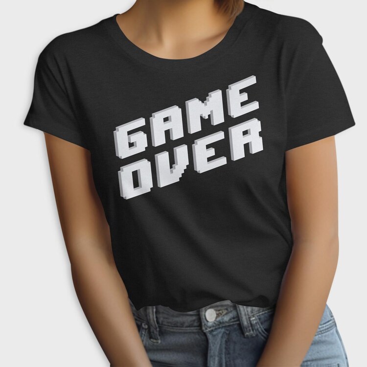 Retro Game Over, Tricou Femei