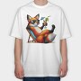 Summer Fox Cocktail, Tricou Oversize Barbati (Unisex)