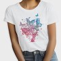 Butterfly Tree Colorful, Tricou Femei