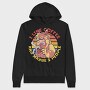 Angry Alpaca Drink Coffee Grumpy, Hanorac Oversize Barbati (Unisex)