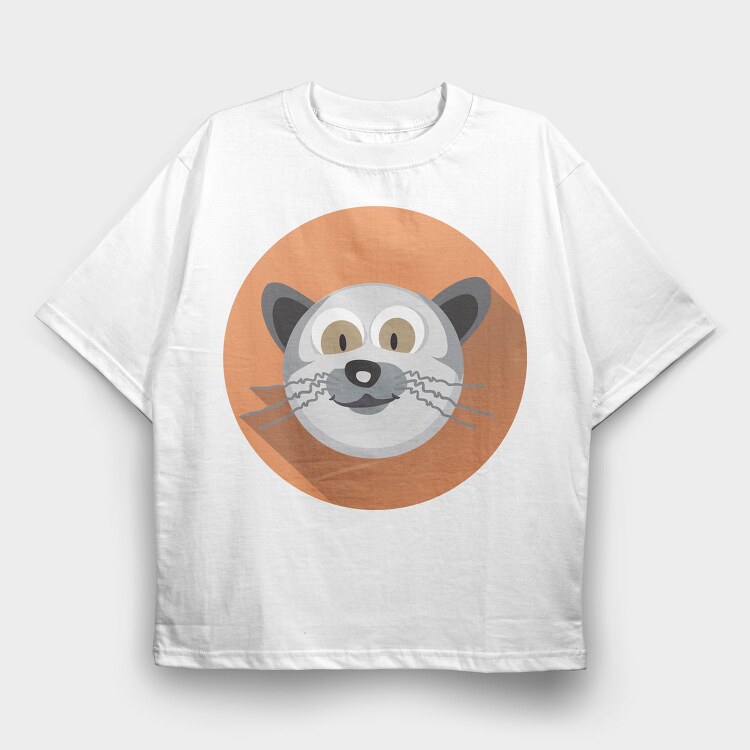 Catwhiskers, Tricou Oversize Barbati (Unisex)
