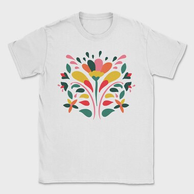 Colorful Flower Floral 03, Tricou Barbati (Unisex)