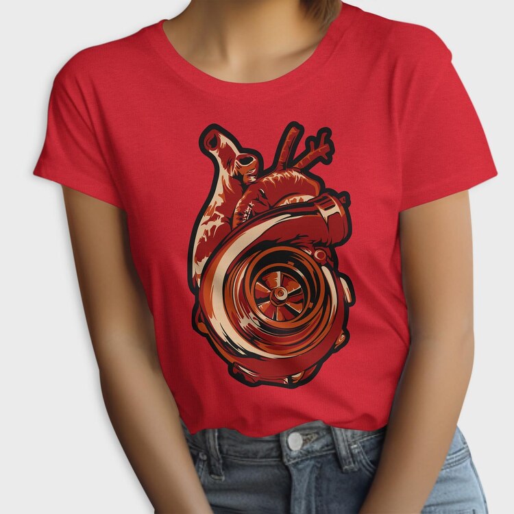 TURBO HEARTS, Tricou Femei