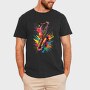 Colorful Saxophone, Tricou Barbati (Unisex)