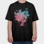 Butterfly Tree Colorful, Tricou Oversize Barbati (Unisex)