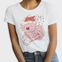 Axolotl Christmas Lights, Tricou Femei