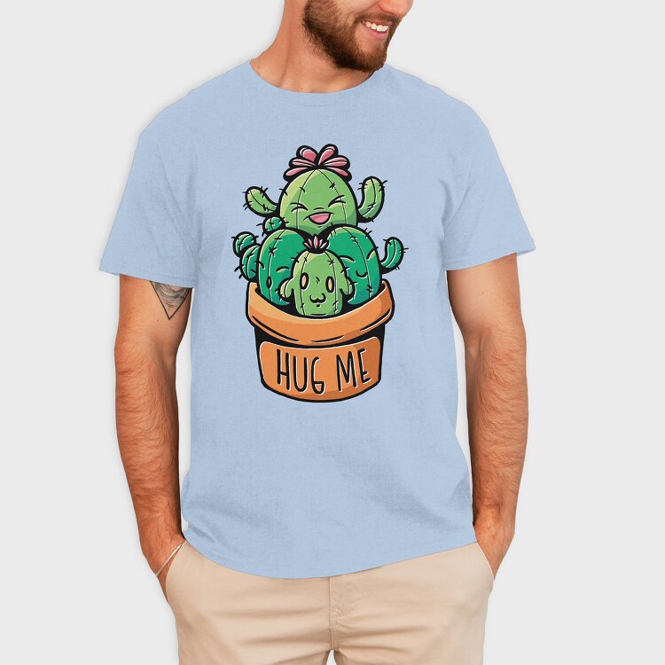 Cacti Hug, Tricou Barbati (Unisex)