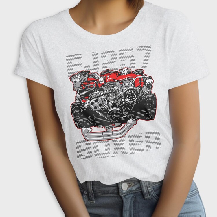 EJ257 BOXER, Tricou Femei