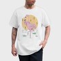 Flamingo Drinking Wine Cool, Tricou Barbati (Unisex)