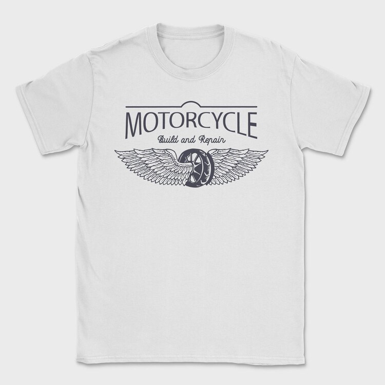 Motorcycle Build and Repair, Tricou Barbati (Unisex)
