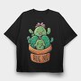Cacti Hug, Tricou Oversize Barbati (Unisex)