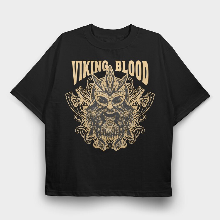 Viking Multiple Versions, Tricou Oversize Barbati (Unisex)