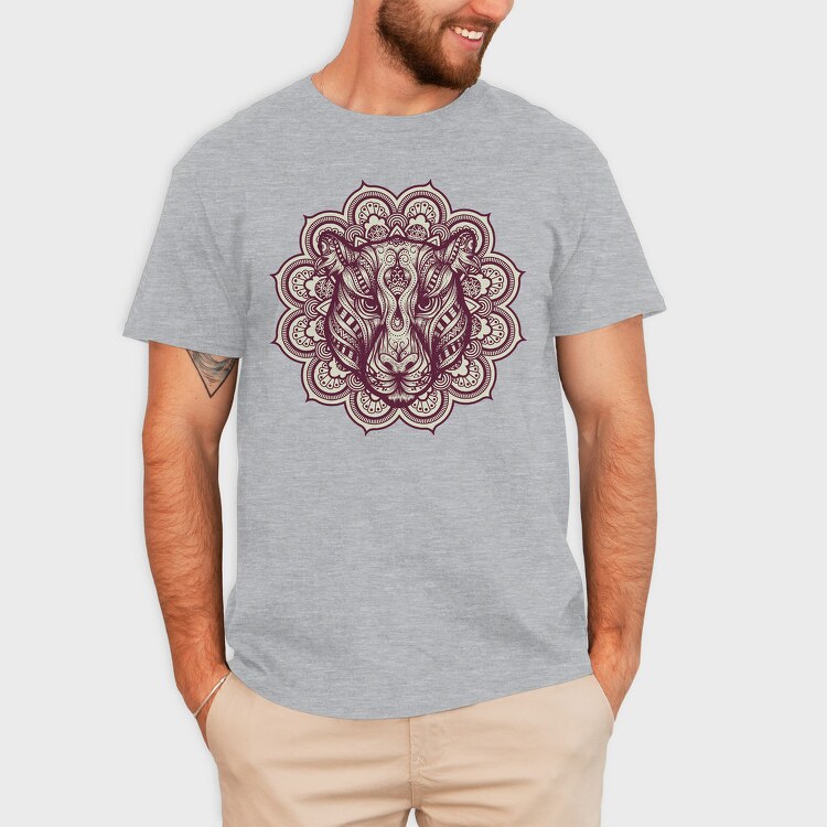 Mandala Jaguar, Tricou Barbati (Unisex)