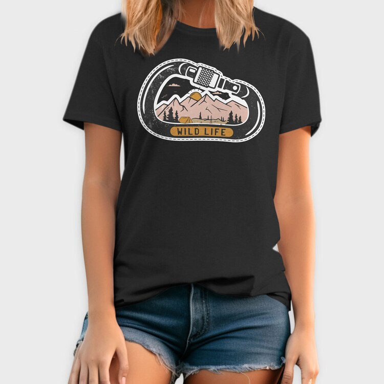 Carabiner Wild Life, Tricou Barbati (Unisex)
