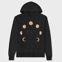 Moon Phases in Space, Hanorac Oversize Barbati (Unisex)