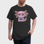 Kawaii Axolotl Reading, Tricou Barbati (Unisex)
