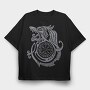 Viking Wolf, Tricou Oversize Barbati (Unisex)
