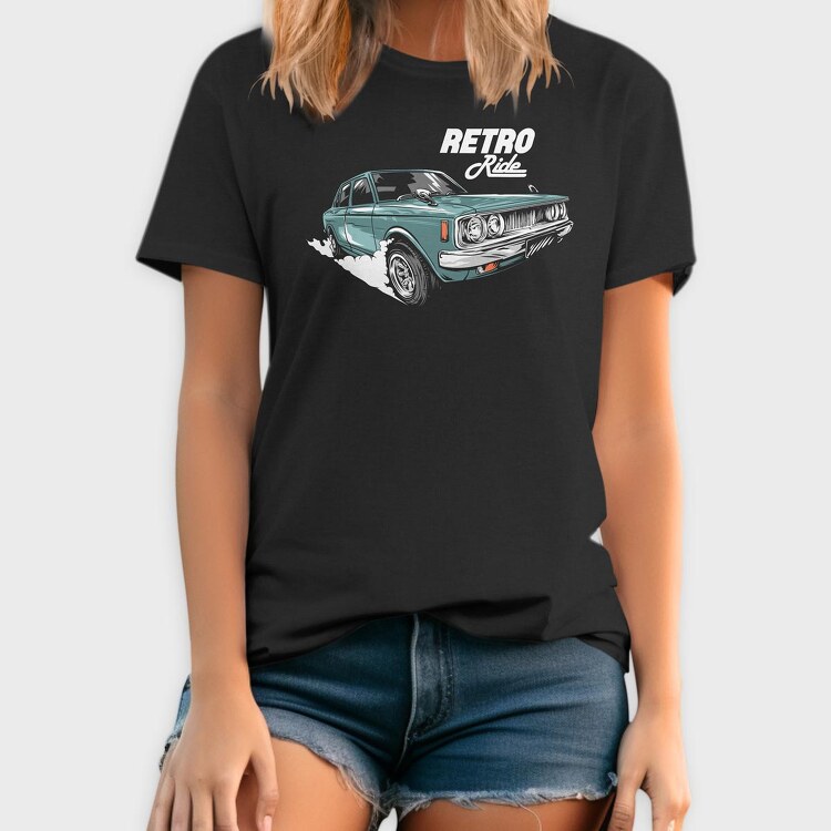 Retro Ride, Tricou Barbati (Unisex)