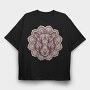 Mandala Jaguar, Tricou Oversize Barbati (Unisex)