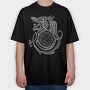 Viking Wolf, Tricou Oversize Barbati (Unisex)