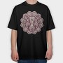 Mandala Jaguar, Tricou Oversize Barbati (Unisex)