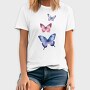 Colorful Watercolor Butterflies, Tricou Barbati (Unisex)