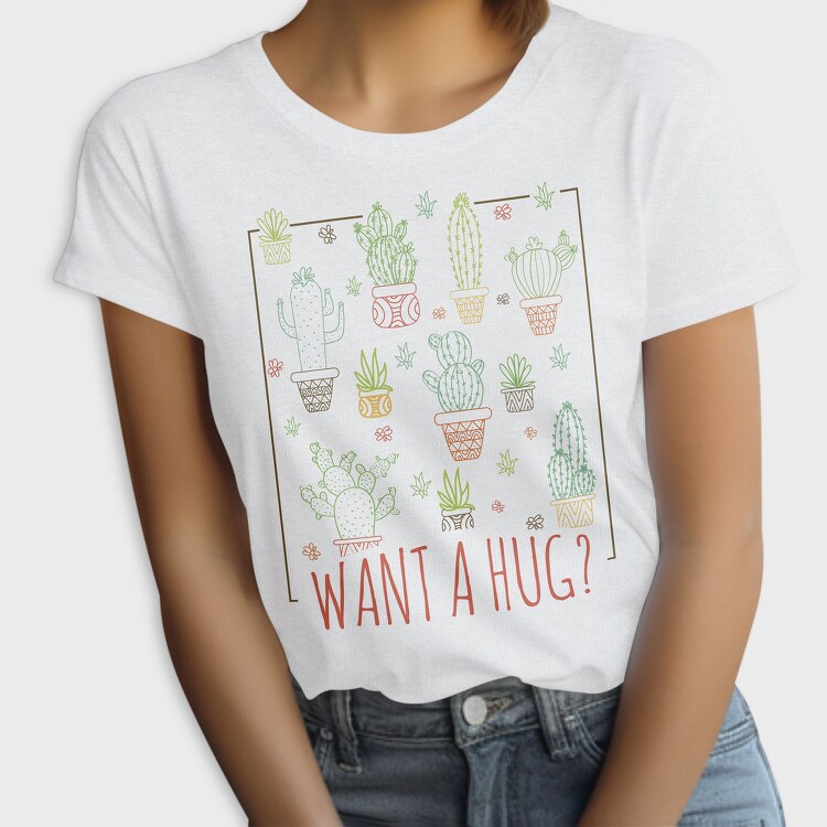 Cactus Hug, Tricou Femei