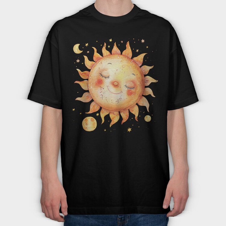 Sunny Face 96224125, Tricou Oversize Barbati (Unisex)