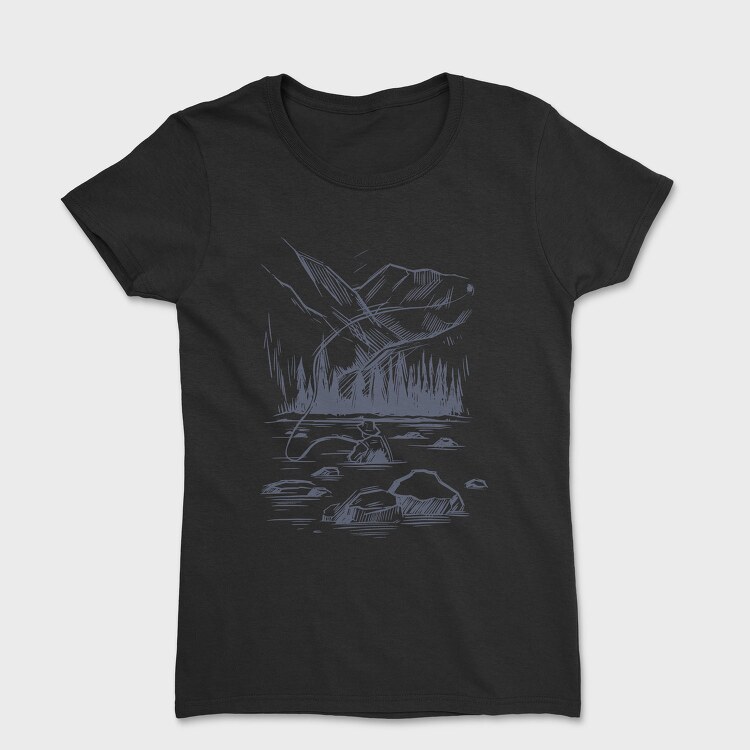 Monochrome Fisherman, Tricou Femei
