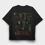 Cactus Hug, Tricou Oversize Barbati (Unisex)