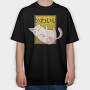 Kawaii Cat, Tricou Oversize Barbati (Unisex)