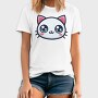 Kawaii Cute Cat Face, Tricou Barbati (Unisex)