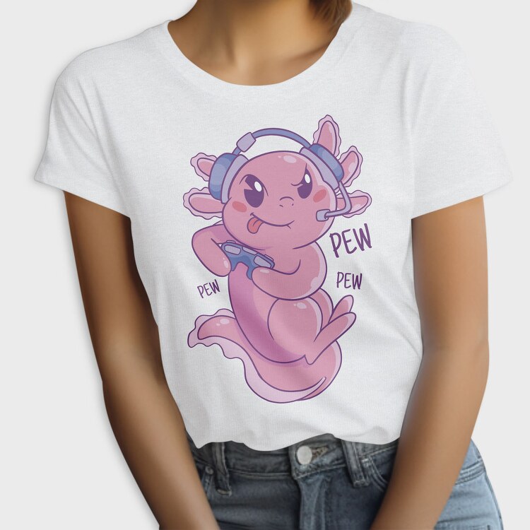 Axolotl Gamer Gaming, Tricou Femei