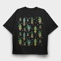 Cactus Plants 01, Tricou Oversize Barbati (Unisex)