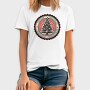 Vintage Christmas Tree Emblem, Tricou Barbati (Unisex)