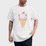 Axolotl Ice Cream Watercolor, Tricou Barbati (Unisex)