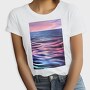 Ocean Surface Landscape Painting, Tricou Femei