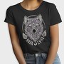 Mandala Wolf Moon Child Tote, Tricou Femei