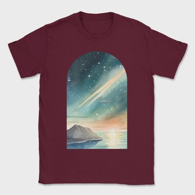 Sunset Ocean Night, Tricou Barbati (Unisex)