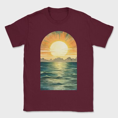 Sunset Ocean Reflection, Tricou Barbati (Unisex)