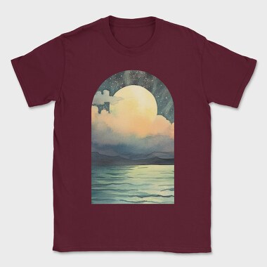Sunset Over Pacific Ocean, Tricou Barbati (Unisex)