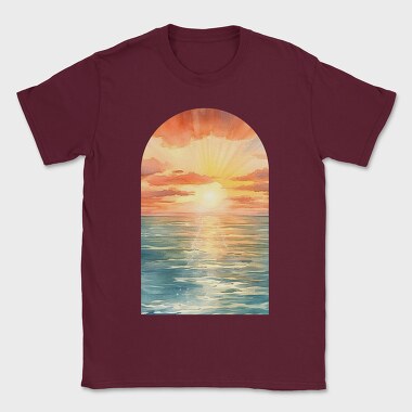 Sunset Pacific Ocean, Tricou Barbati (Unisex)