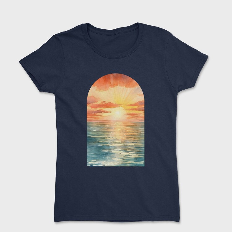 Sunset Pacific Ocean, Tricou Femei