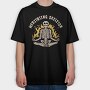 Cool Meditating Skeleton Skelleton, Tricou Oversize Barbati (Unisex)