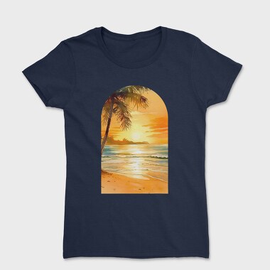 Sunset Palms Ocean, Tricou Femei