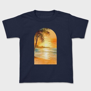 Sunset Palms Ocean, Tricou Copii